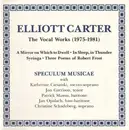 CD - Carter - The Vocal Works (1975-1981)