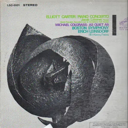 Elliott Carter / Michael Colgrass - Piano Concerto / As Quiet As