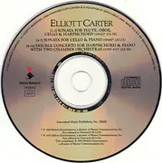 CD - Elliott Carter - Sonata For Flute, Oboe, Cello & Harpsichord / Cello Sonata / Double Concerto