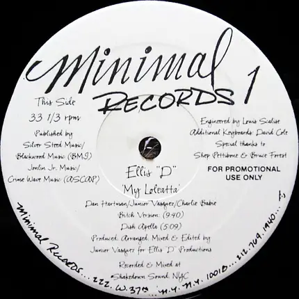Ellis 'D', Ellis-D - My Loleatta