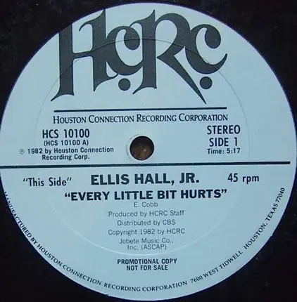 Ellis Hall Jr. - Every Little Bit Hurts / Back It Up Again (Try It Again)