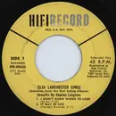 7inch Vinyl Single - Elsa Lanchester - I Didn't Know Where To Look