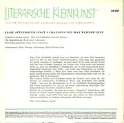 7inch Vinyl Single - Elsie Attenhofer Singt Chansons Von Max Werner Lenz - Die Seelenvolle
