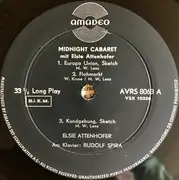 10'' - Elsie Attenhofer - Vienna Midnight Cabaret Mit Elsie Attenhofer