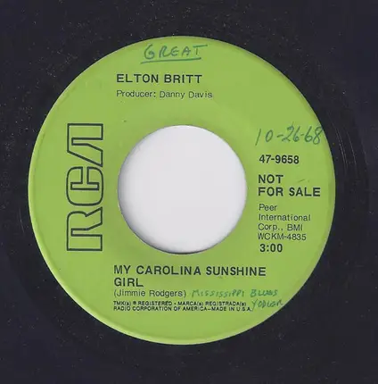 Elton Britt - The Bitter Taste