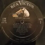 LP - Elton Britt - Yodel Songs - Mono