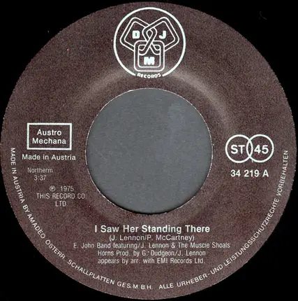 Elton John Band Featuring John Lennon - I Saw Her Standing There