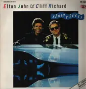 12inch Vinyl Single - Elton John & Cliff Richard - Slow Rivers
