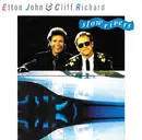 7inch Vinyl Single - Elton John & Cliff Richard - Slow Rivers