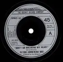 7inch Vinyl Single - Elton John & Kiki Dee - Don't Go Breaking My Heart