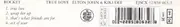 CD Single - Elton John & Kiki Dee - True Love