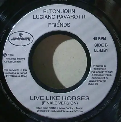 Elton John & Luciano Pavarotti - Live Like Horses