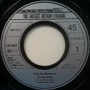 7inch Vinyl Single - Elton John - Cry To Heaven - Limited edition