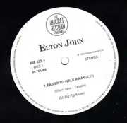 12inch Vinyl Single - Elton John - Easier To Walk Away