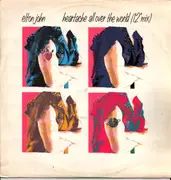 12inch Vinyl Single - Elton John - Heartache All Over The World (12' Mix)