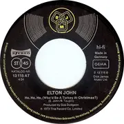 7inch Vinyl Single - Elton John - Step Into Christmas