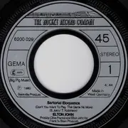 7inch Vinyl Single - Elton John - Sartorial Eloquence