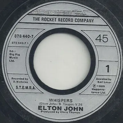 Elton John - Whispers