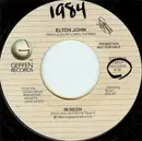 7'' - Elton John - In Neon