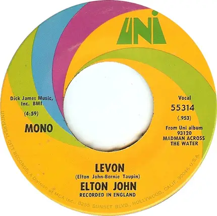 Elton John - Levon / Goodbye