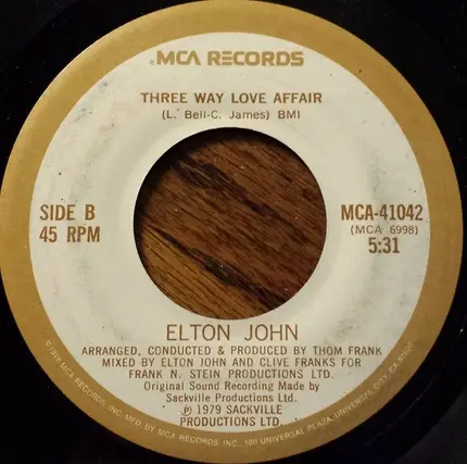 Elton John - Mama Can't Buy You Love