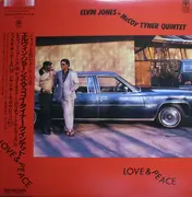 LP - Elvin Jones McCoy Tyner Quintet - Love & Peace - + OBI + Insert