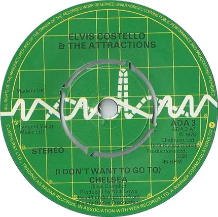Elvis Costello & The Attractions - (I Don't Want To Go To) Chelsea