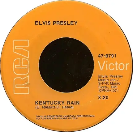 Elvis Presley - Kentucky Rain