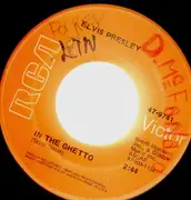 7'' - Elvis Presley - In The Ghetto / Any Day Now - Ask For sleeve, Hollywood pressing