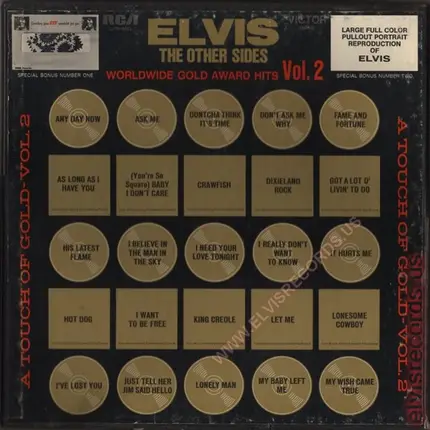 Elvis Presley - Worldwide Gold Award Hits Volume 2, The Other Sides