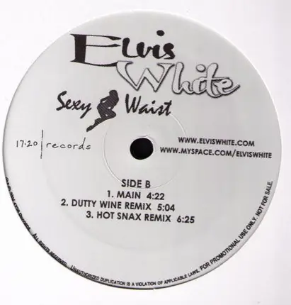 Elvis White - Don't Stop / Sexy Waist