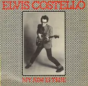 LP - Elvis Costello - My Aim Is True - Yellow Back Cover