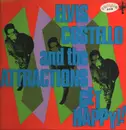 LP - Elvis Costello & The Attractions - Get Happy! - Promo + Insert + Booklet