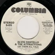 7inch Vinyl Single - Elvis Costello & The Attractions - Let Them All Talk