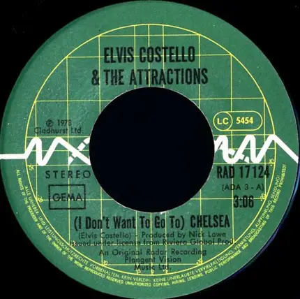 Elvis Costello & The Attractions - (I Don't Want To Go To) Chelsea