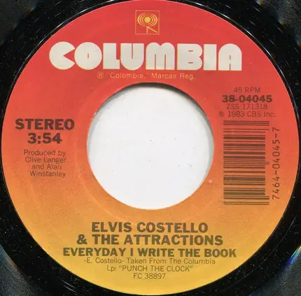 Elvis Costello & The Attractions - Everyday I Write The Book