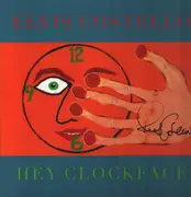 Record Cover - Elvis Costello - Hey Clockface - Signed by Elvis Costello
