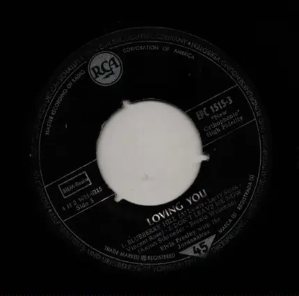 Elvis Presley And The Jordanaires - Loving You Vol. 3