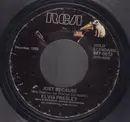 7inch Vinyl Single - Elvis Presley - Blue Moon / Just Because - Black Label