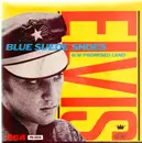 7inch Vinyl Single - Elvis Presley - Blue Suede Shoes / Promised Land - Blue Translucent