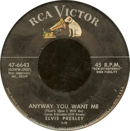 Elvis Presley - Love Me Tender