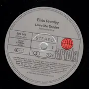 Double LP - Elvis Presley - Love Me Tender - Romantic Elvis - w. Poster