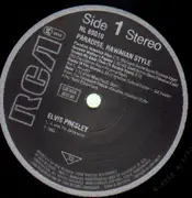 LP - Elvis Presley - Paradise, Hawaiian Style