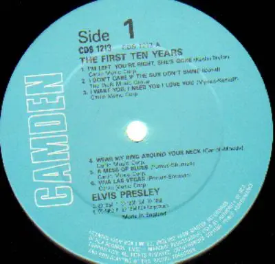 Elvis Presley - The First Ten Years
