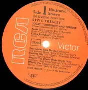 LP - Elvis Presley - Today, Tomorrow And Forever