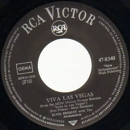 Elvis Presley - Viva Las Vegas