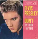 7inch Vinyl Single - Elvis Presley With The Jordanaires - Don't