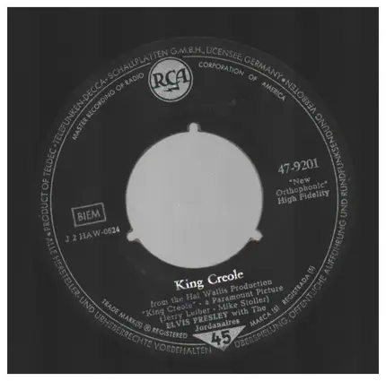 Elvis Presley With The Jordanaires - King Creole