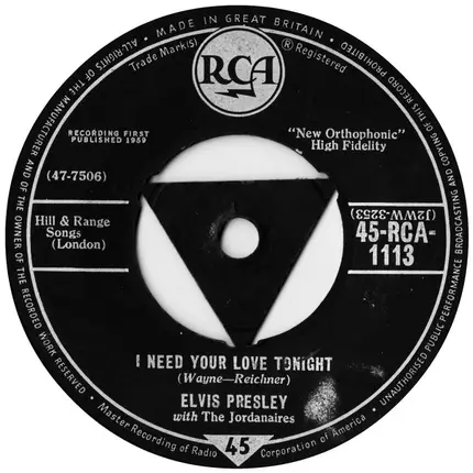 Elvis Presley With The Jordanaires - A Fool Such As I