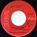 7inch Vinyl Single - Elvis Presley With The Jordanaires - Bossa Nova Baby - Red label